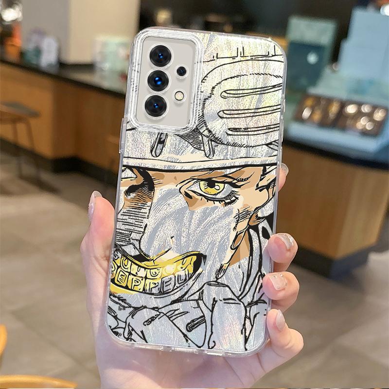 Горячий чехол для телефона JoJo Steel Ball Run для Samsung Galaxy S25 S24 S23 S22 S21 Plus Ultra A73 A72 A71 A55 A54 A53 Жесткий нескользящий чехол