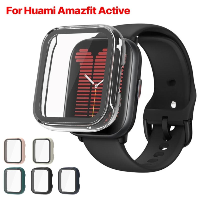 Защитный экран Жесткий чехол-крышка для Huami Active Защита от царапин Ударопрочный Полное покрытие Умные часы Все в одном Бамперы Оболочка