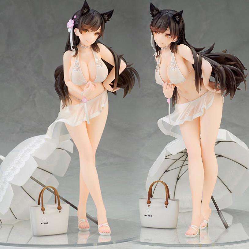 18 см Аниме Фигма Альтер D'azur Lane Атаго 1/7 Летняя Версия Март Сексуальная ПВХ Фигурка Действия Коллекционная Модель Игрушка Подарок Украшение Статуэтка
