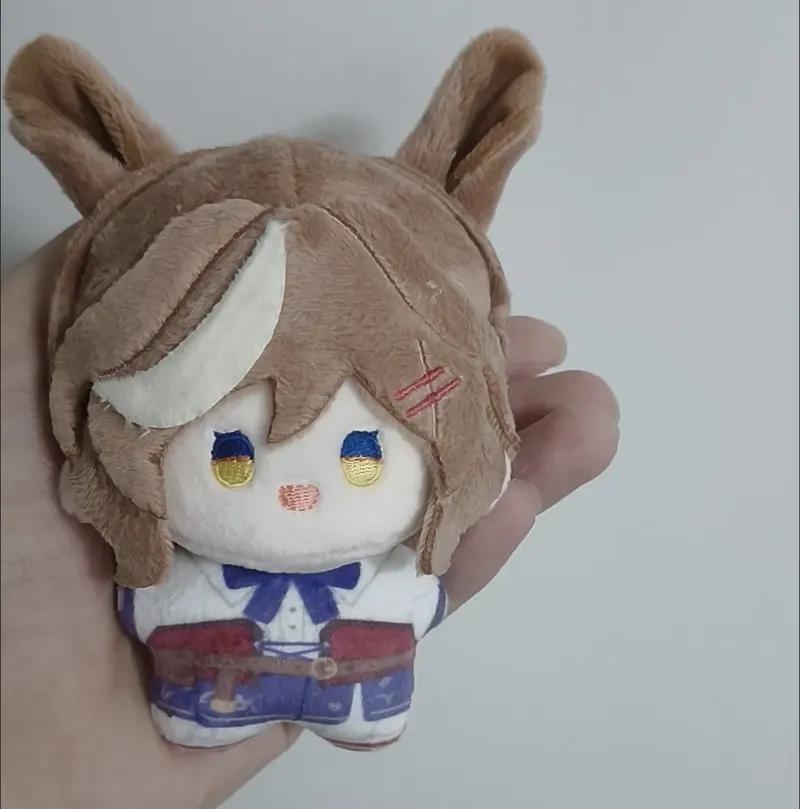 Новинка в наличии Плюшевая кукла Uma Musume Огури Кэп 10 см Милая хлопковая кукла Аниме Аксессуары Игрушка Хэллоуин Рождественский подарок