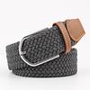Pin Buckle Solid Canvas Strap Decoration Belt Men Women Canvas 1PC Unisex Clothing Accessories Knitted High Quality Elastic Belt  Jewelry Accessory