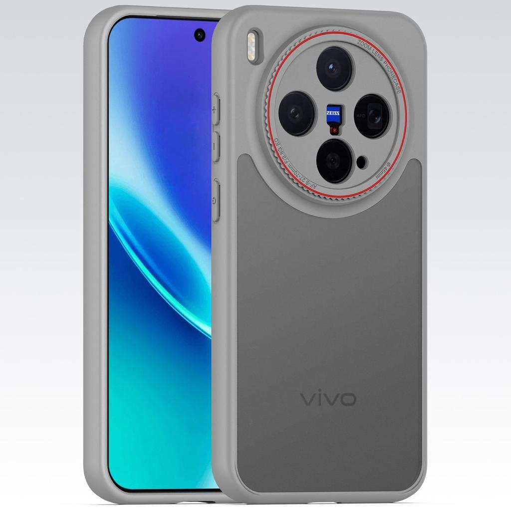 Чехол для Vivo X300 Pro, прозрачная матовая акриловая задняя крышка телефона для Vivo X 300, легкий простой корпус, ударопрочный бампер