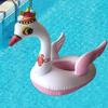 Cartoon Kids Inflatable Pool Toys Crown Swan Swimming Floating Chair Summer Oudoor Funny Water Toys PVC Inflatable Ring for Baby