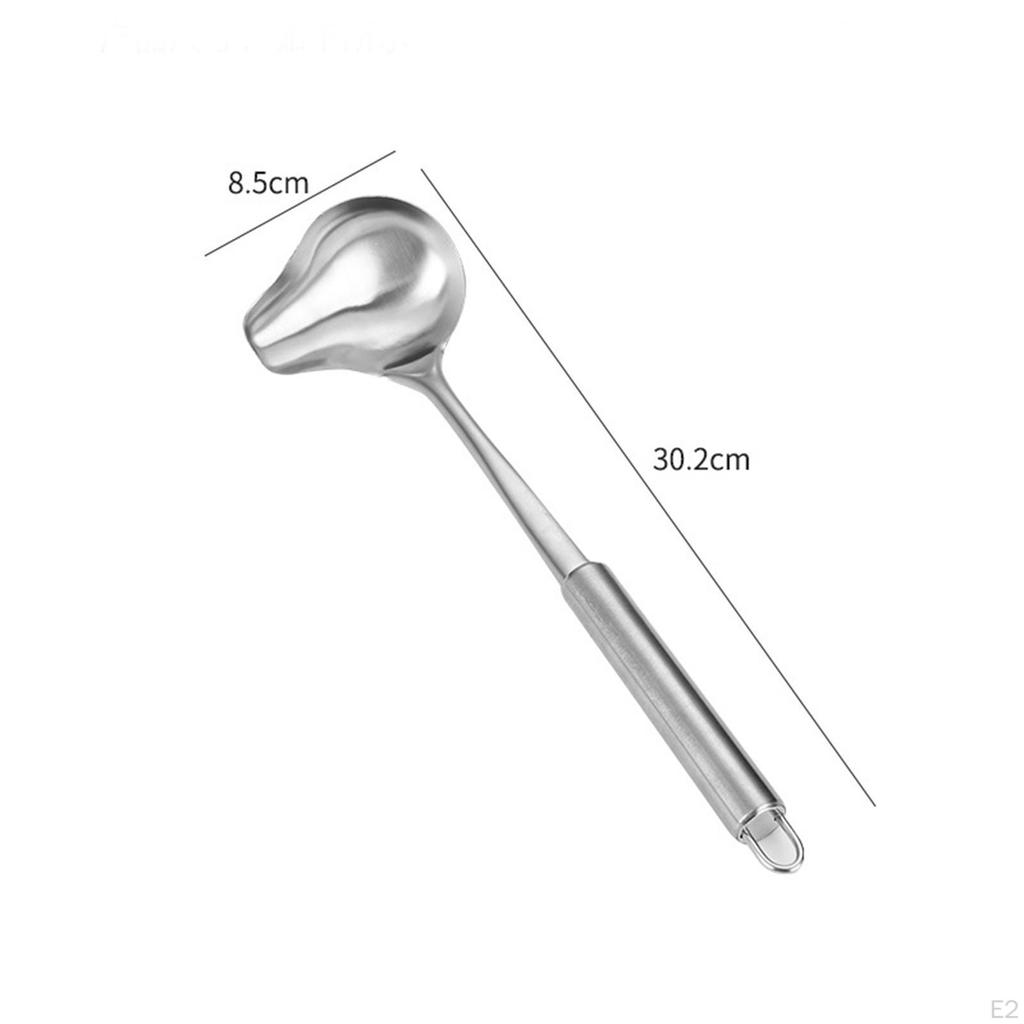 Половник для супа, ложка с носиком, соусник для подачи соуса, подливки