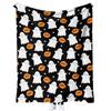 Halloween Pumpkin Design digitalprinted polyester Bedroom velvet flannel soft sofa cover blanket Fleece soft sofa cover