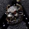 Кольцо ручной работы с головой быка для мужчин, персонализированное и мощное ретро-кольцо «Бык Тай», кольцо с открытым ртом, подарок