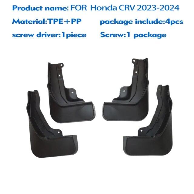 Для Honda CRV CR-V RS 2024 брызговик на крыло, брызговики, автомобильные аксессуары, передние и задние, 4 шт.