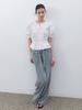 ATELIER NAIN Fluid Wide Denim Banding Pants (Pt-5775)
