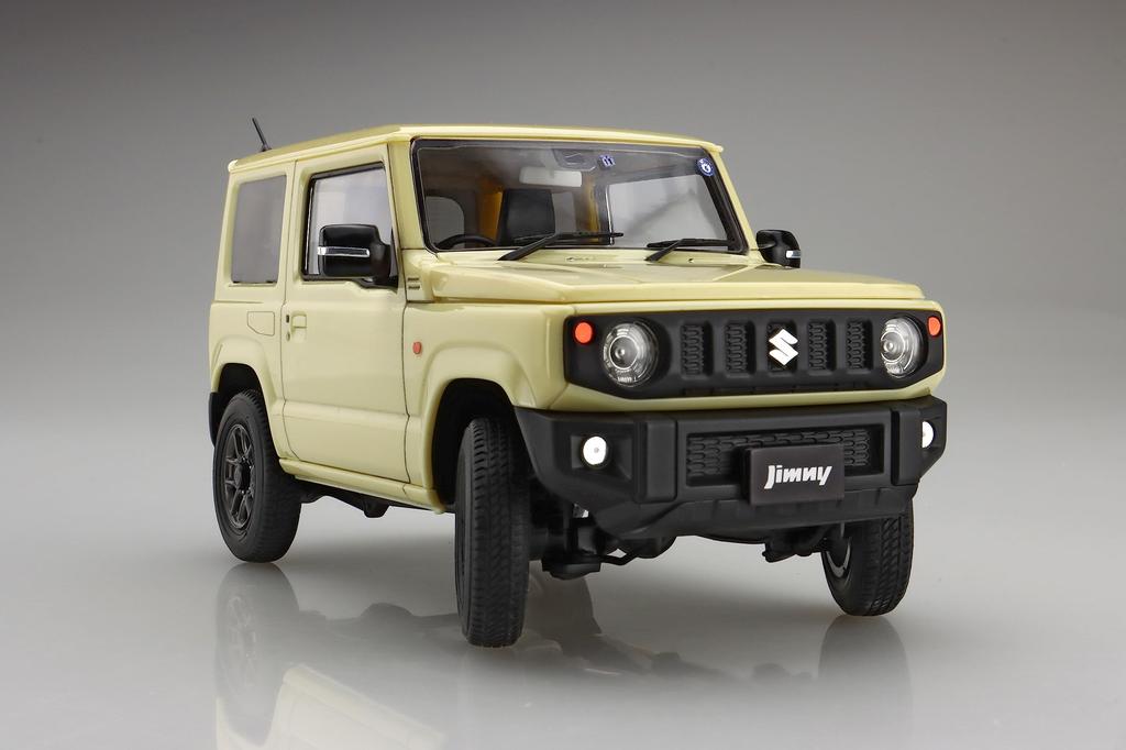 Car NEXT Series Suzuki Jimny JB64 Ivory Plastic Model 1/24 No.20 (XC/Chiffon Metallic)
