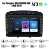 8 Inch 2 Din Android Car Radio Multimedia Video Player for Peugeot 308 308SW 408 2010-2016 With Button Knob Carplay WiFi 2+32GB