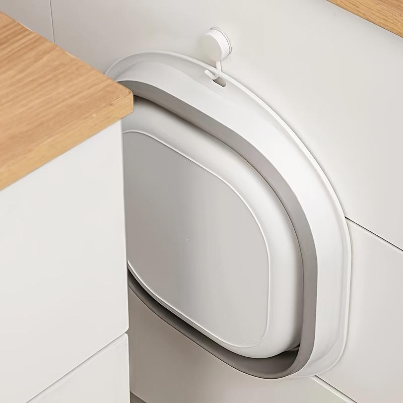 1 шт., портативный складной умывальник для дома, общежития и наружного использования - утолщенный пластиковый складной таз для мытья ног и рук