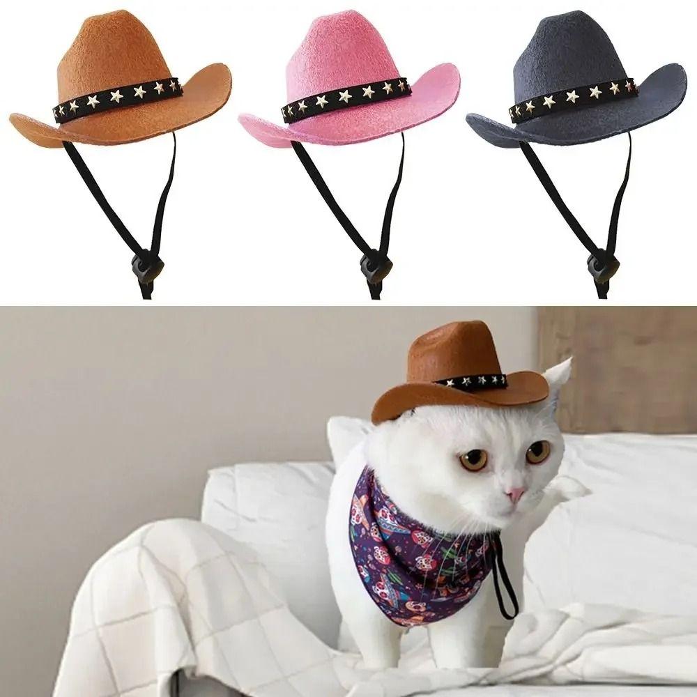Adjustable Dogs Cat Caps Pet Accessories Dogs Cats Headwear Funny Dog Costume Top Hat Dog Cat