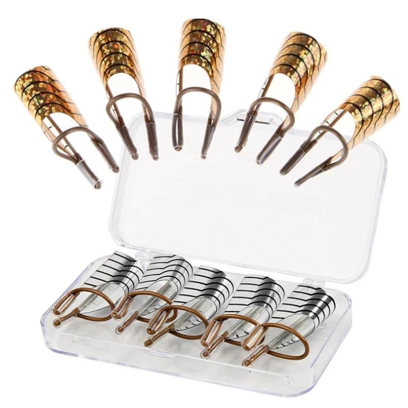 5 шт. многоразовых форм для ногтей, держатель для наращивания ногтей из алюминия, держатель для наращивания ногтей, акриловое оборудование для наращивания ногтей, маникюрные инструменты