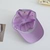 Простая вышитая быстросохнущая шляпа для улицы, защита от солнца, бейсболка, спортивная, дышащая, корейский стиль, тонкая и универсальная шляпа от солнца для женщин
