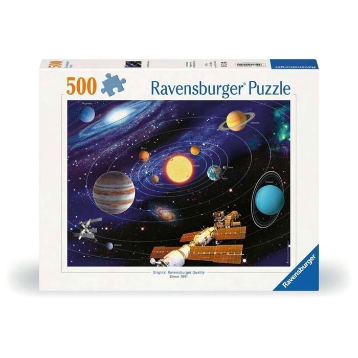 500p puzzle Systeme solaire - NATHAN JEUX - Bleu - Dès 12 ans