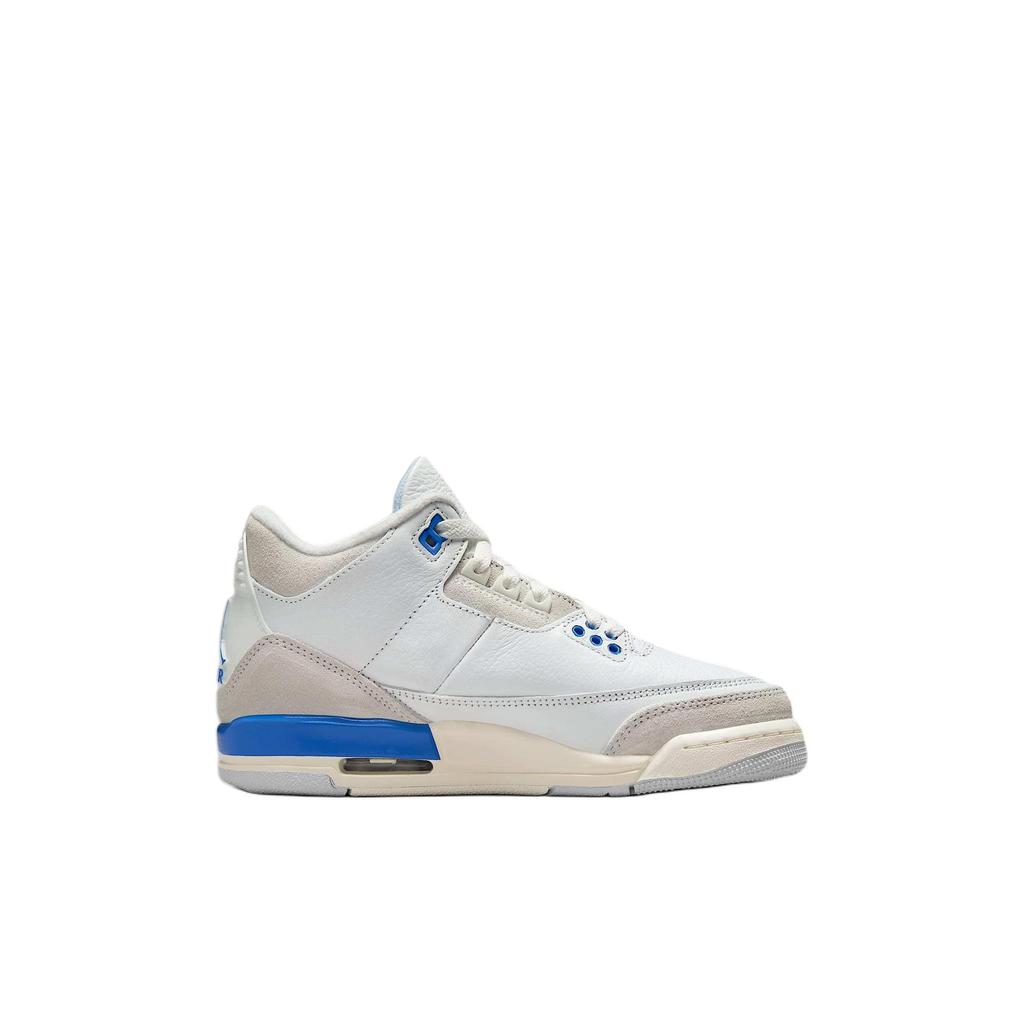 Кроссовки Air Jordan 3 Retro GS Lucky Shorts Kids Sneakers White Summit-White Hydrogen-Blue DM0967-101