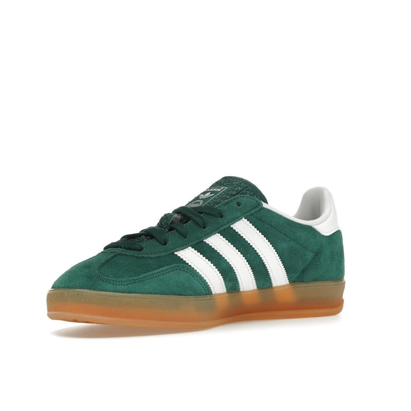 Adidas Кроссовки Gazelle Indoor Collegiate Green Gum Unisex Cloud-White JI2062
