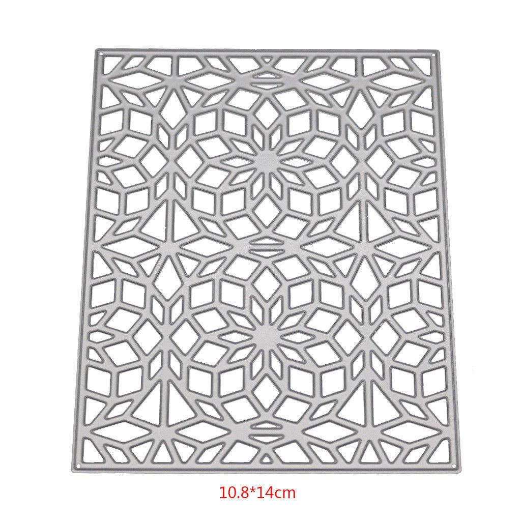 Роза Прямоугольная рамка Вырубные штампы Металлический трафарет DIY Скрапбукинг Альбом Бумажная карта Тиснение Ремесло Искусство Цветок