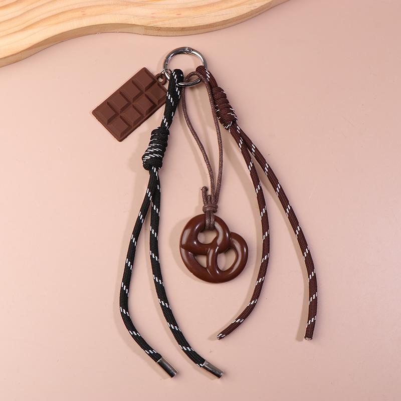 Брелок для ключей Ins Braided Rope Baseball, креативный спортивный брелок, модный брелок для ключей из плетеной веревки, подвеска для сумки для девочек, аксессуары для ключей