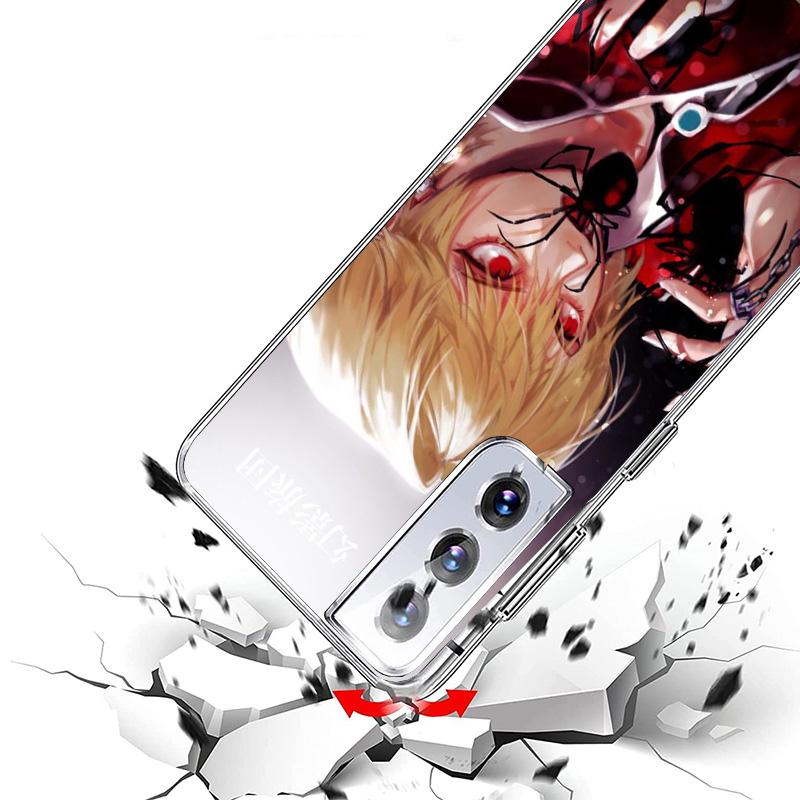 Чехол для телефона Hunter X Kurapika для Samsung Galaxy S24 S25 Edge S26 Ultra S23 S22 S21 Plus S20 FE + Персонализированная печать Чехол Galaxy