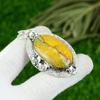 Natural Bumble Bee Jasper Gemstone Pendant 925 Sterling Silver Jewelry For Women