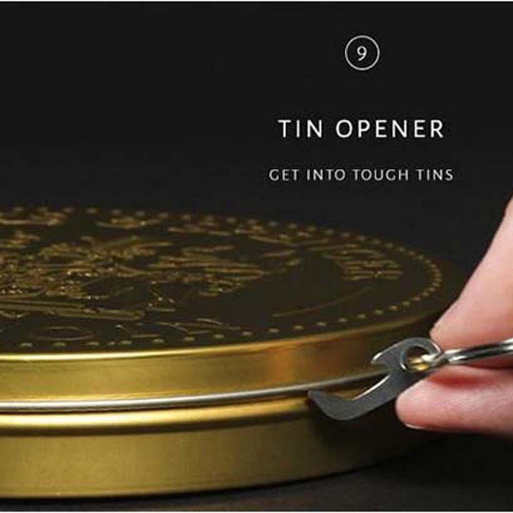 Lightweight Camping Outdoor Multifunction Hiking Pocket Tool Bottle Opener Keyring EDC Tools Opener