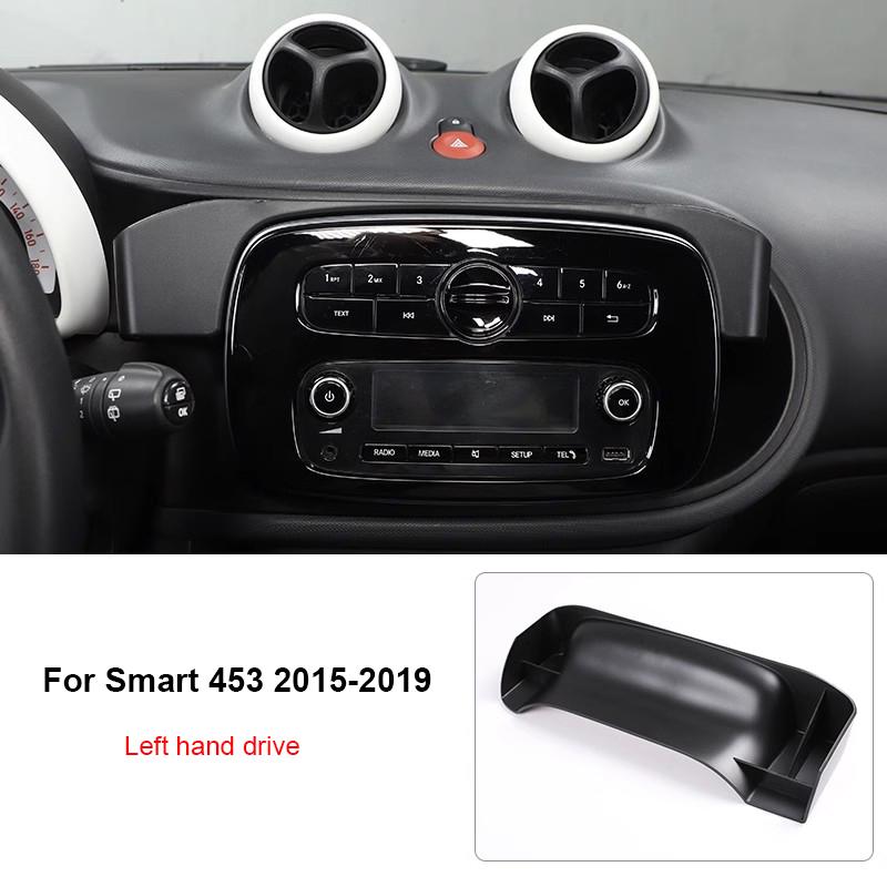 For Benz Smart 453 Fortwo Forfour 2015- LHD Center Console Dashboard Screen Rear Storage Box Organizer Tray