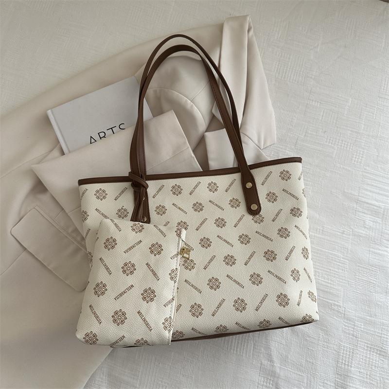 Вместительная женская сумка через плечо из мягкой кожи, модная сумочка нового тренда 2025, сумка-тоут