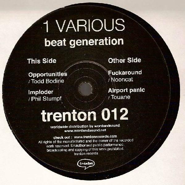 12-дюймовая пластинка РАЗЛИЧНЫЕ - Beat Generation trenton012 Trenton Records 2006 Германия Танцевальная и электронная музыка Б/у