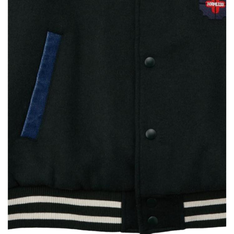 GAP x DOE FW23 Baseball Jacket Unisex Black 824603-