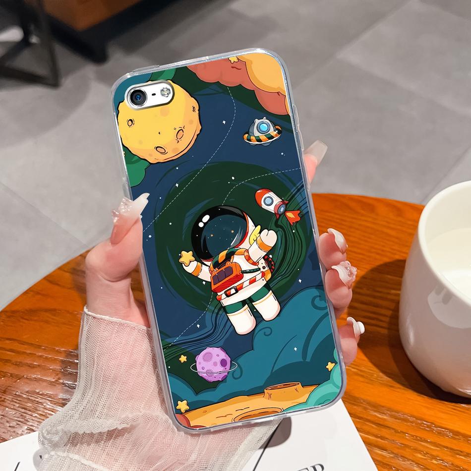 Для iPhone 4 5 5S 6 Plus Чехол для телефона Чернильная живопись Мягкая прозрачная силиконовая задняя крышка Для Apple iphone4 iphone5 5 S iphone6 6+ Funda