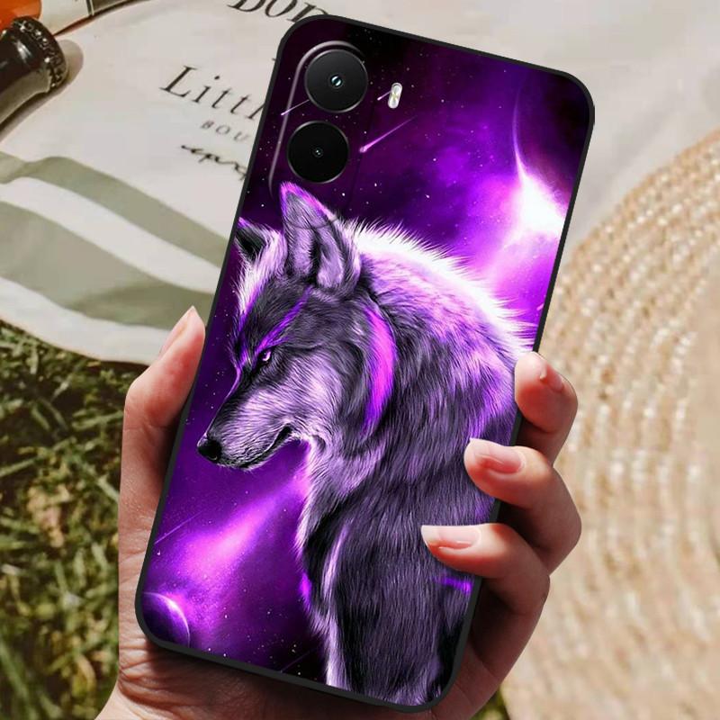 Для Xiaomi Poco M7 4G Чехол Силиконовая Задняя Крышка Чехол для Телефона для Poco M7 Plus Чехлы Мягкий Бампер чехол M 7 Plus PocoM7 4G Ударопрочный