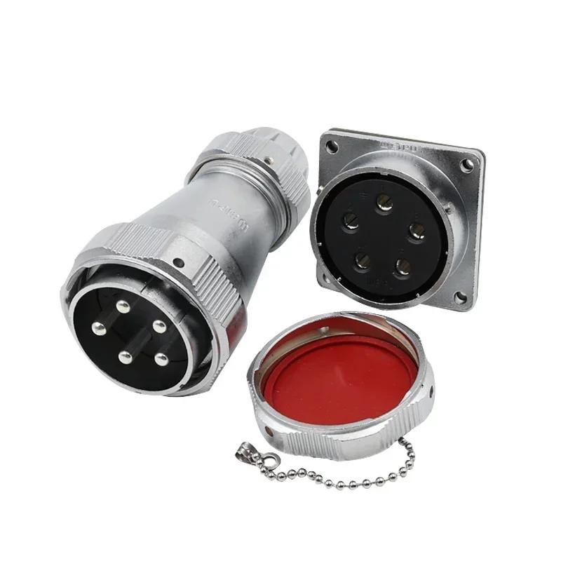 WEIPU WY48 TE TU ZG Z ZE M48 Industrial Aviation Connector Electrical AC/DC Power Adapter 5 7pin 20pin 27pin 38pin 42pin IP67