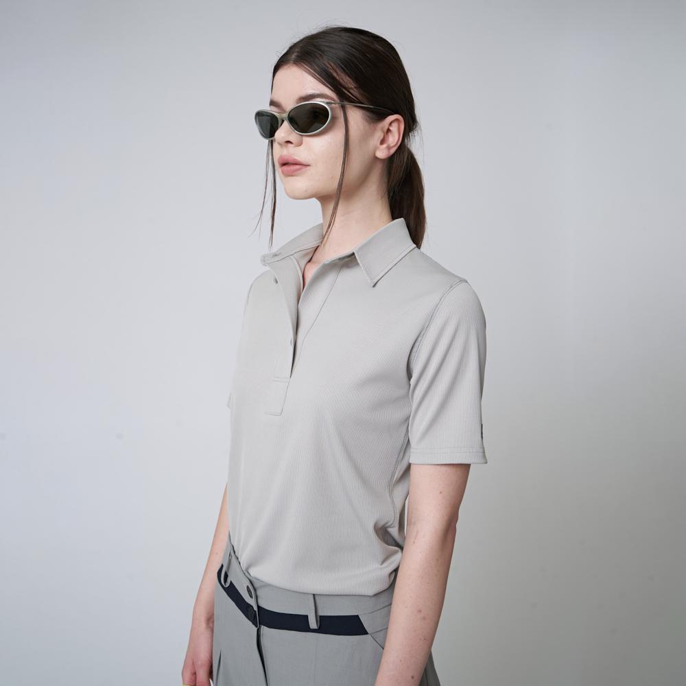ATHPLATFORM Aw41Th09 Shirt Collar Top_Light Gray