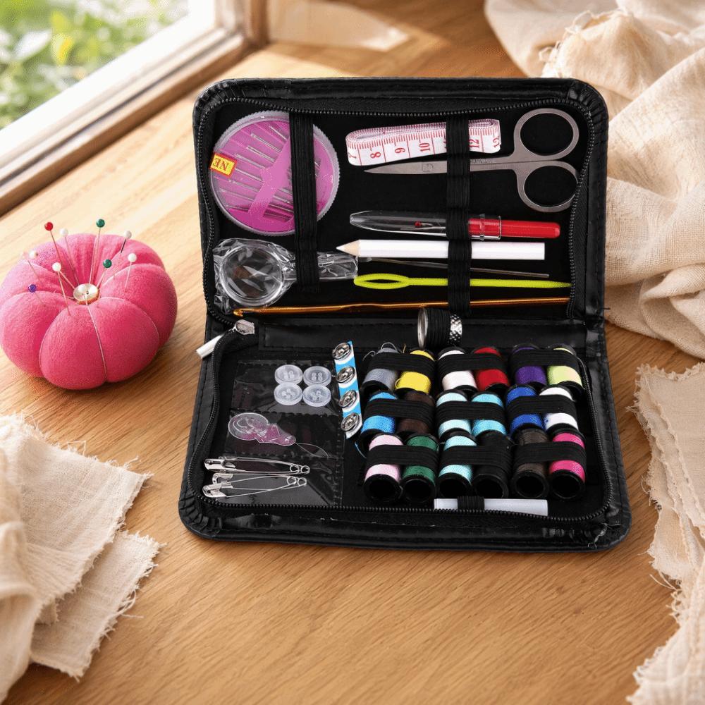 58pcs Includes Scissors Travel Sewing Kit Includes Measuring Tape Portable Sewing Kit Home Use