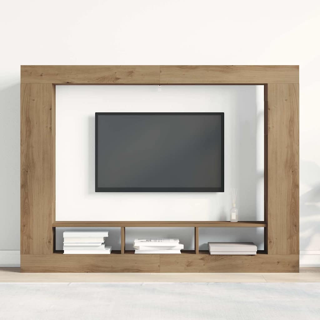TV Cabinet Artisan Oak 152 x 22 x 113 cm Particleboard