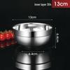 Двухслойная термостойкая миска Lijia из нержавеющей стали 304