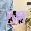 Забавный пес Счастливый Держатель Чехол Чехол для планшета Для iPad Air 4 5 M3 M2 1 2 M4 11 дюймов Mini 6 7 Pro 2025 Pro 11-го 10-го 9-го 8-го 7-го