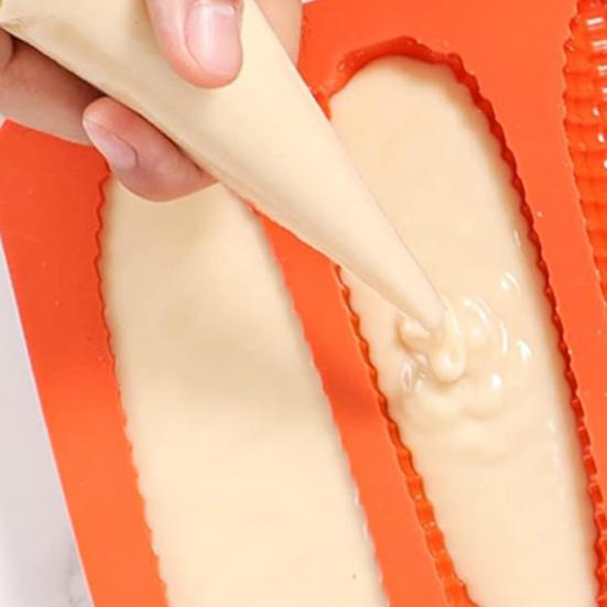 Silicone Corn Bread Stick Pan Non-Stick Tortilla Mold High Temperature Resistant Flexible Baking Mold