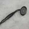 Black wall-mounted bathtub faucet LEXIE