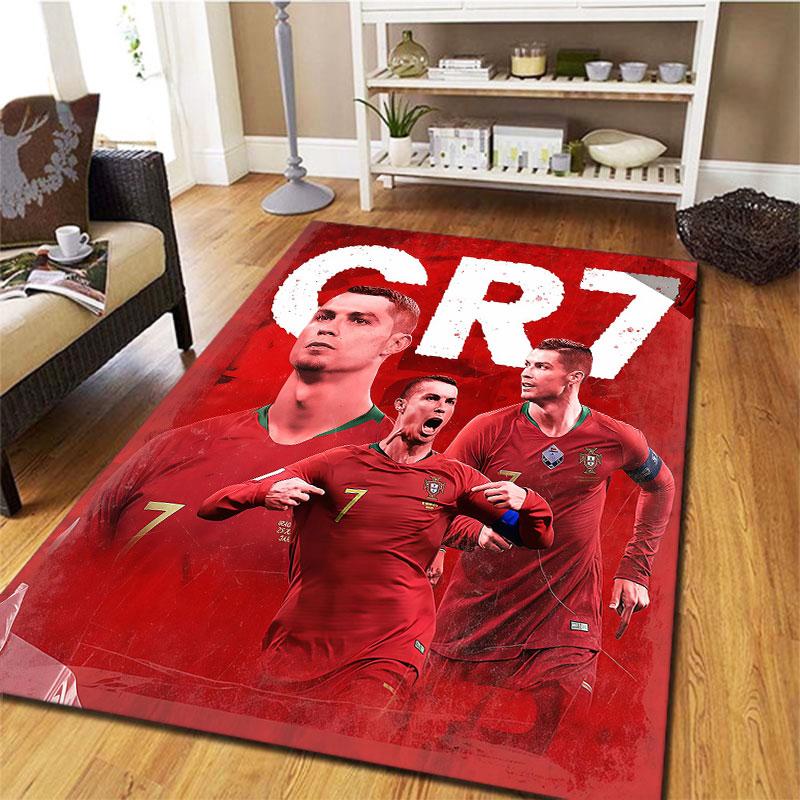 Ковер CR7 для гостиной, спальни, дома, украшение дивана, нескользящий коврик для игр детей