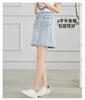 [Cowboy A-line Skirt] Summer thin casual versatile short skirt, slimming half length skirt