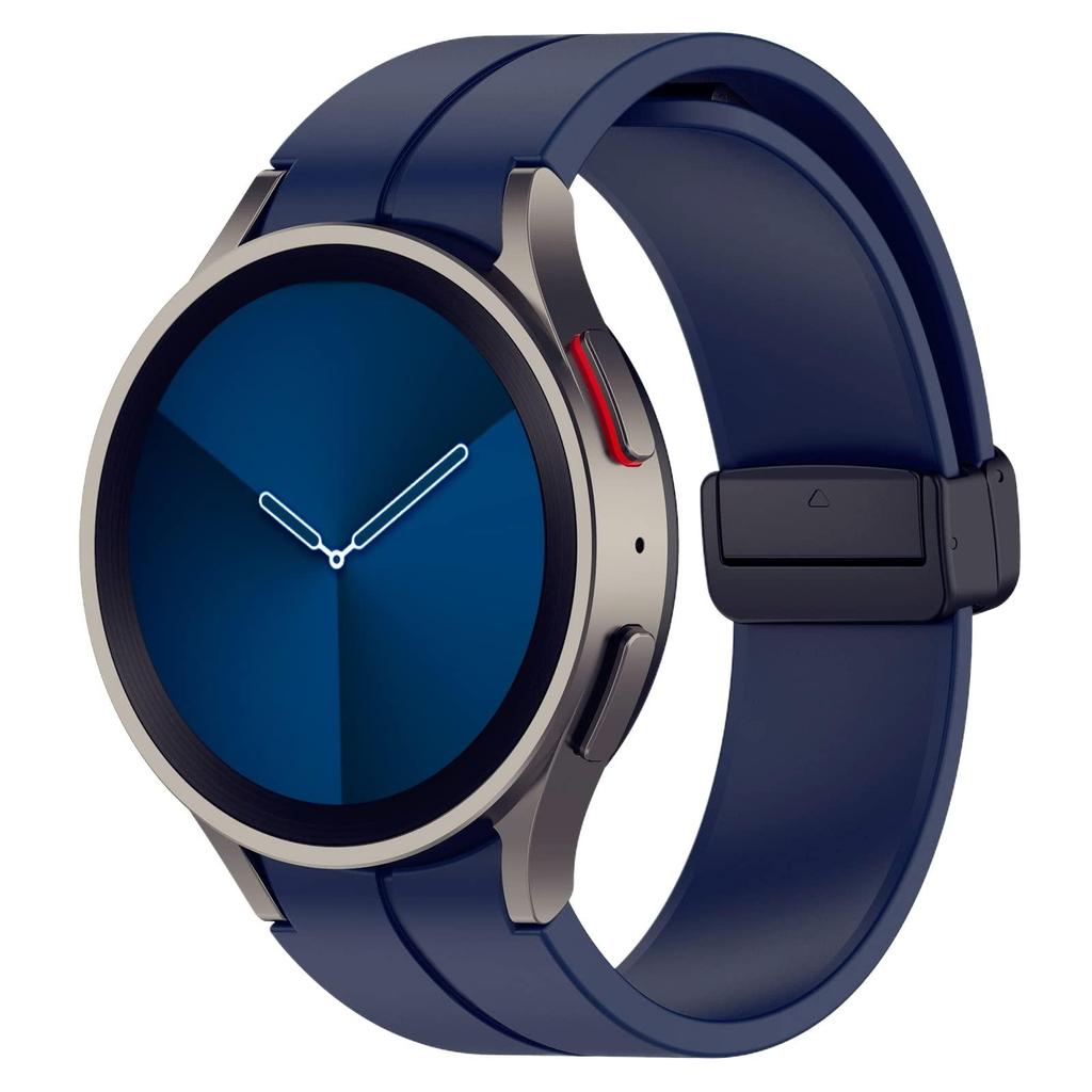 Силиконовый ремешок для Samsung Galaxy Watch 5 Pro 45 мм/7 6 5 4 44/40 мм, браслет без зазоров для Galaxy Watch 6 Classic 47 мм 43 мм