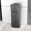 GNF Stainless Steel Dual Compartment Trash Can with Ashtray