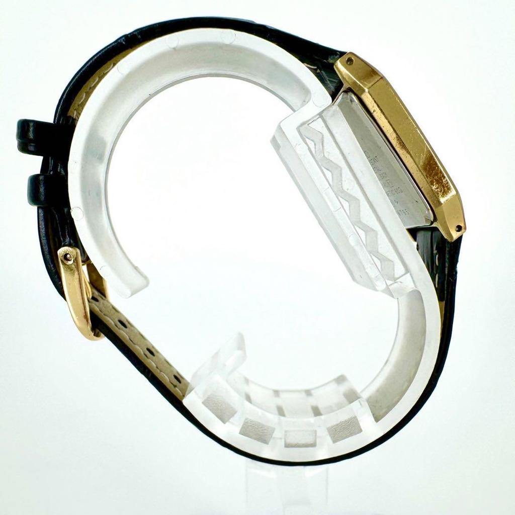 [USED] Battery SEIKO Gold 1F21-5A60 Square Watch