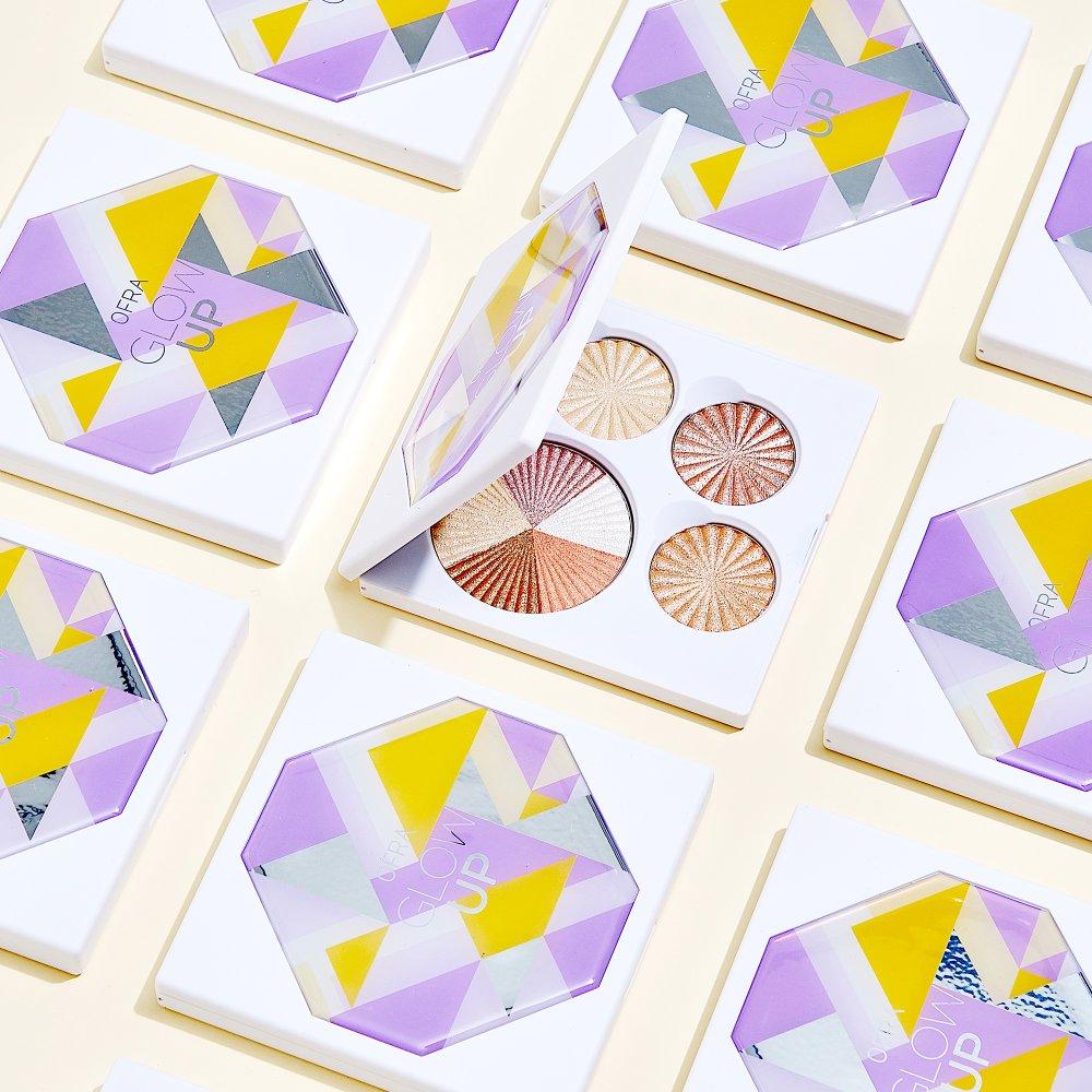 Палетка хайлайтеров OFRA Glow Up 7г*1, 3г*3