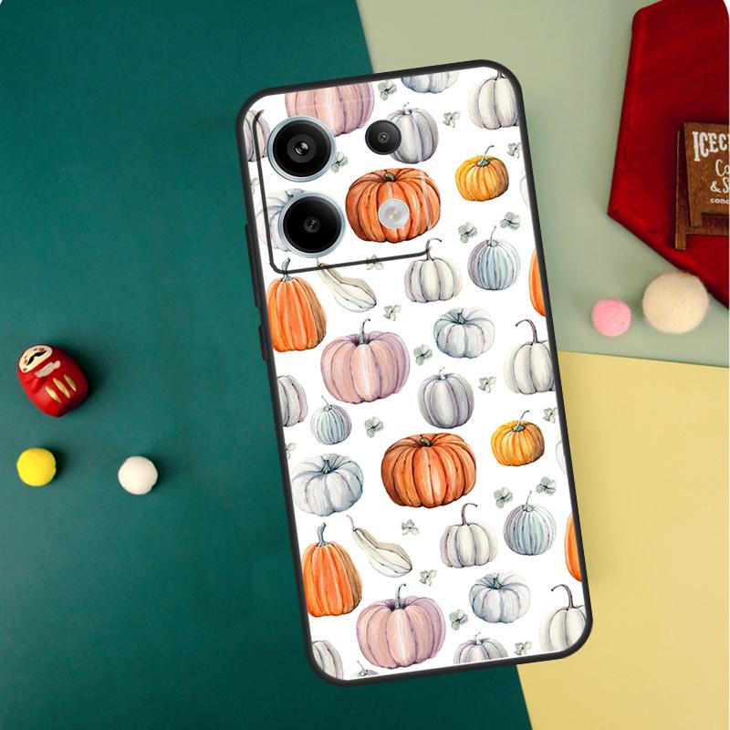 Осенние тыквы Чехол для Xiaomi Redmi Note 14 Pro 13 12 11 10 15 Pro Plus Redmi 15C 14C 13C 10C 12C 15 Funda