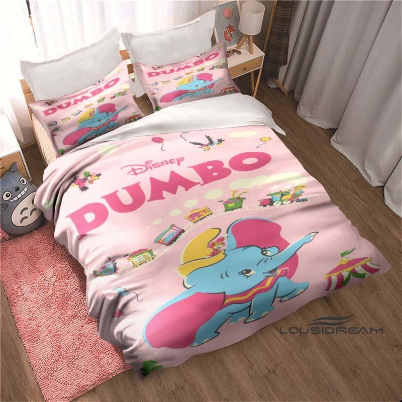 Dumbo soft and comfortable duvet covers, children's bedding sets, extra-large, large, single, double beds, various sizes availab