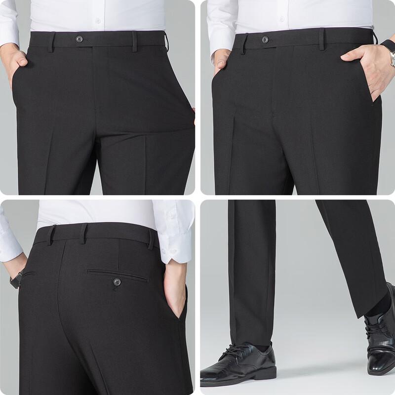 Мужские прямые брюки в стиле business casual POLOMEISDO