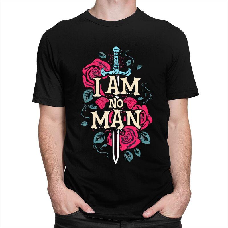 I Am No Man T Shirt for Men Funny Joke Sarcastic Quotes Tshirt Fashion Summer Style Short Sleeve Tee Shirt Clothing